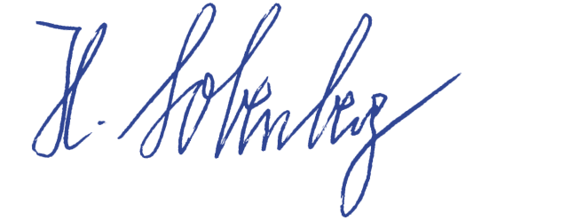 Unterschrift von Heiner Lobenberg