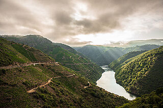 Die Landschaft von Galicien