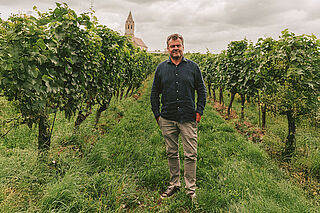 Der Winzer vom Weingut Markowitsch