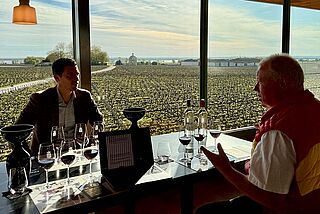 Heiner Lobenberg bei der Verkostung