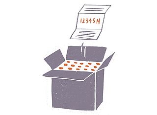 Artikelnummer auf dem Lieferschein finden