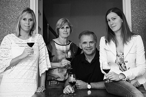 Portrait der Winzerfamilie, Chateau La Rose de Vitrac 