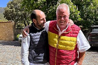 Heiner zu Besuch bei Remelluri - Telmo