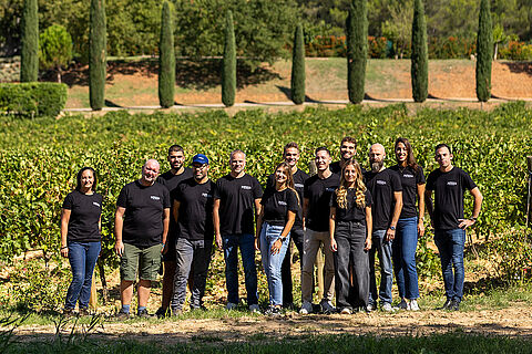 Das Team vom Chateau Paradis