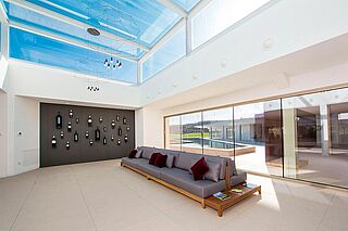 Im Verkostungsraum von Bodegas Aaltas