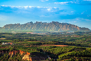 Die Landschaft Kataloniens