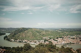 Blick auf die Rhone