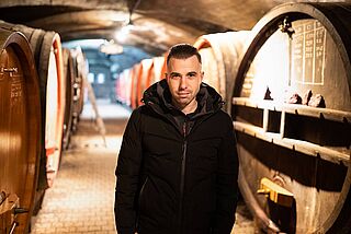 Winer in der Domaine Chermette