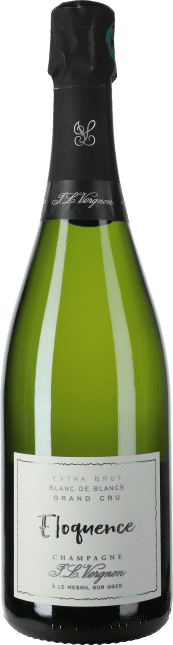 J. L. Vergnon Champagne Eloquence Blanc de Blancs Grand Cru Extra Brut Flaschengärung