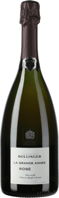 Bollinger Champagne La Grande Année Rosé Flaschengärung 2014